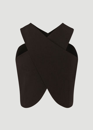 CROSSED OVER BUSTIER