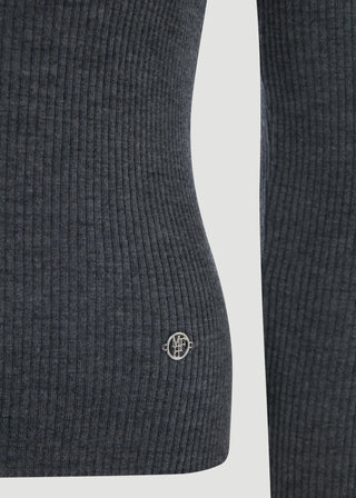 ELENA POLO COLLAR 100% WOOL SWEATER