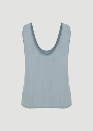 CLEMENTINA DENIM TANK TOP